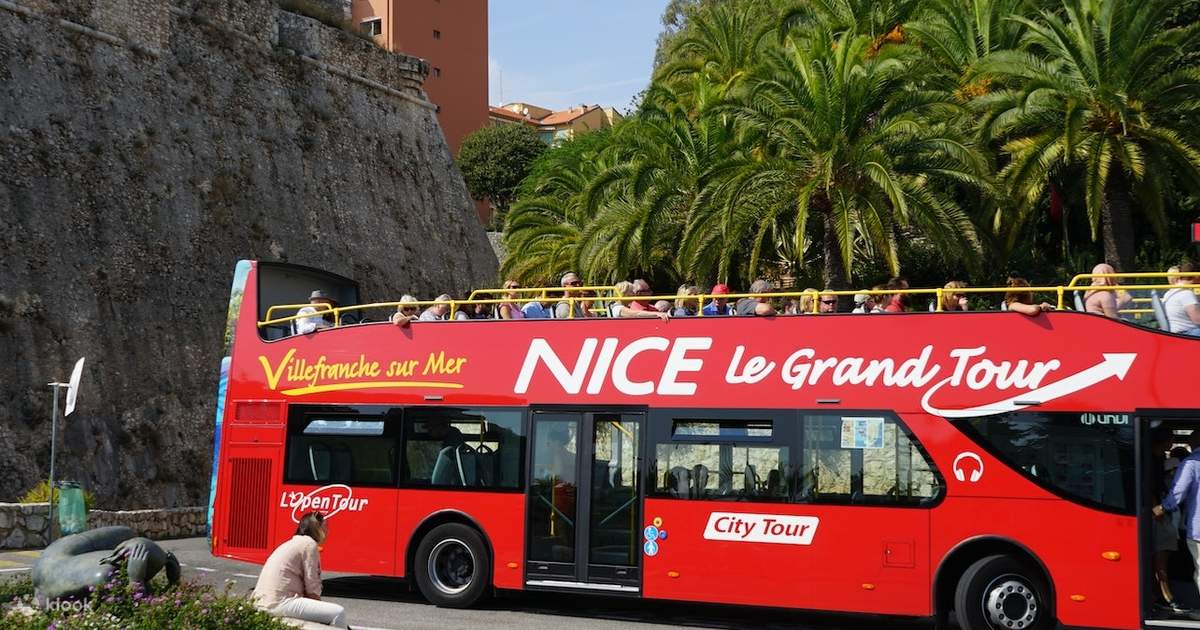 Nice Le Grand Tour HopOn HopOff Bus Pass Klook